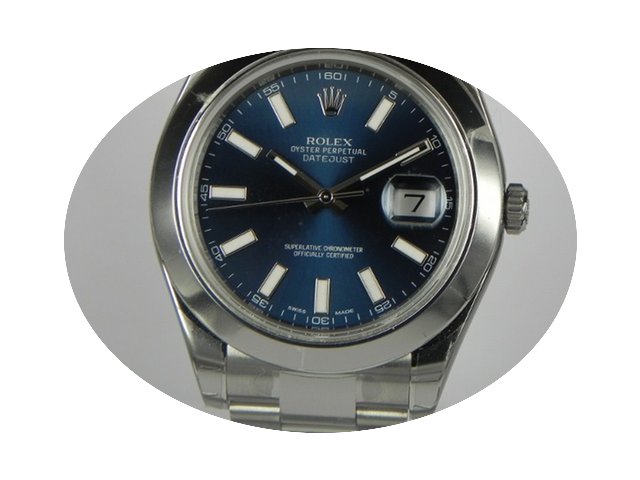 Rolex DATEJUST II 41MM NEW MODEL BLU DIA...