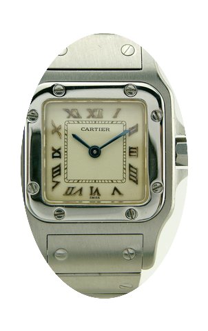 Cartier Santos Ladies steel Special Dial...