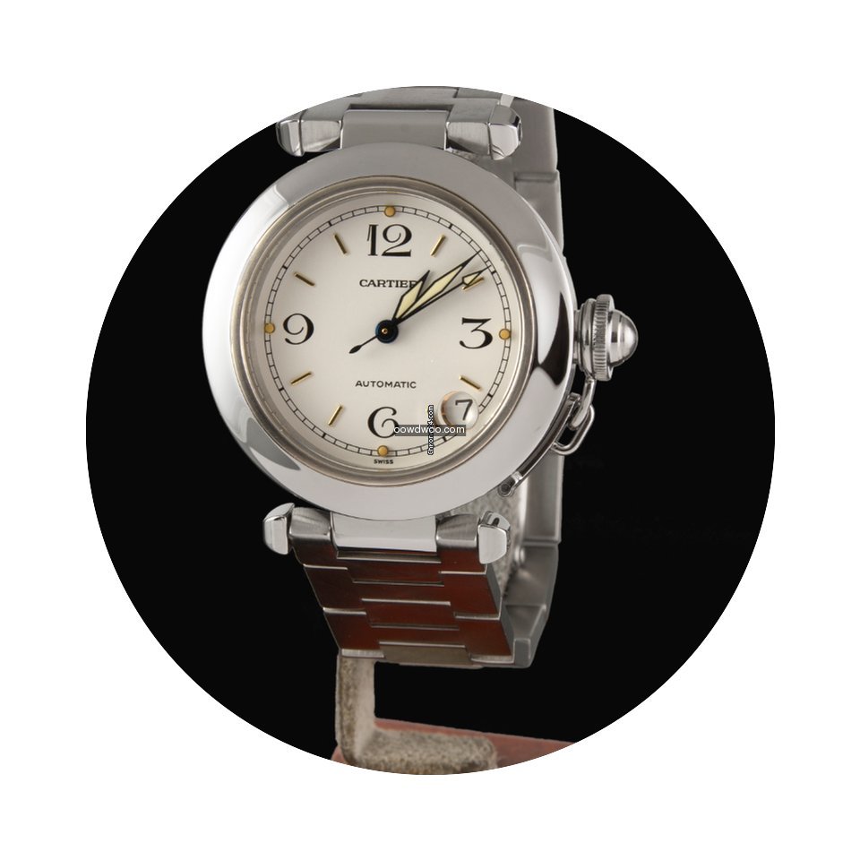 Cartier Pasha de Cartier Steel Midsize A...
