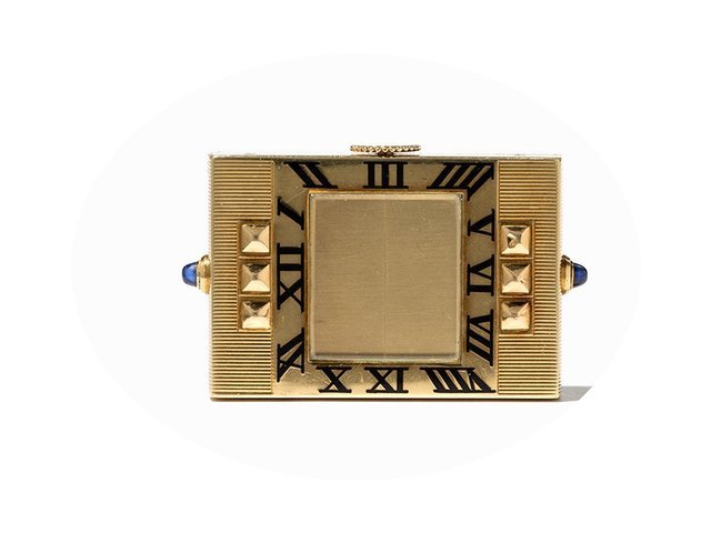 Cartier Art Deco Shutter Watch...