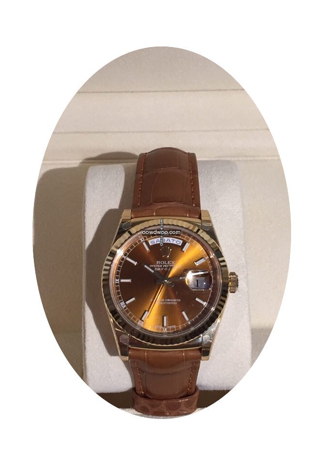 Rolex Daydate Cognac 118138...