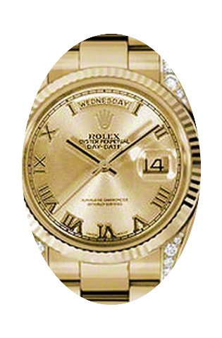 Rolex Day-Date 36 118338-GLDRFO Champagn...