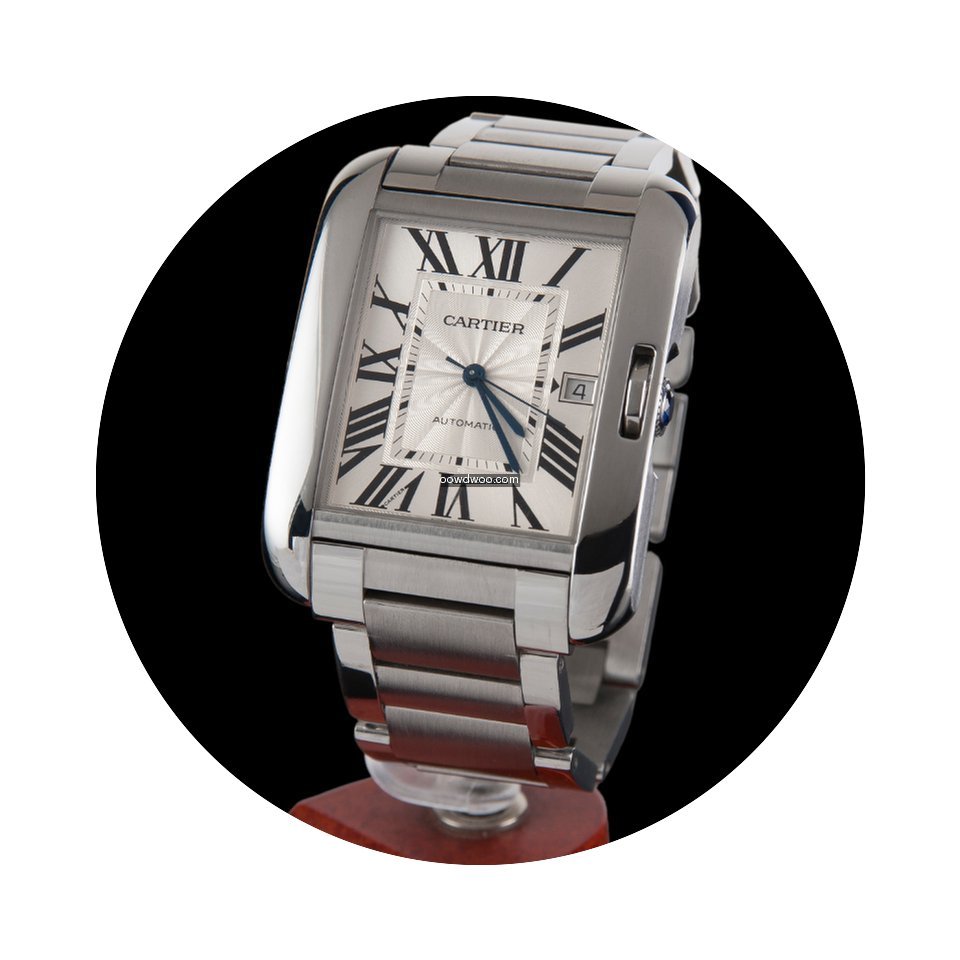 Cartier Tank Anglaise XL Steel Automatic...