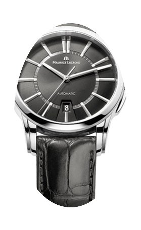 Maurice Lacroix Date Steel Case, Black D...