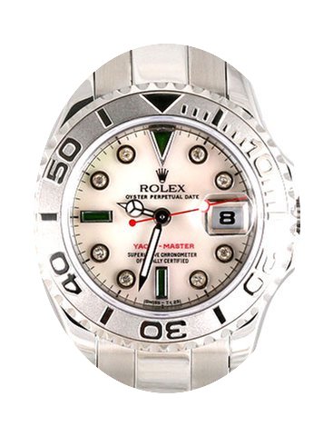 Rolex Ladies Yachtmaster Used Steel Watc...