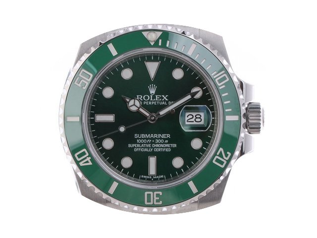 Rolex Submariner Date Verde LV Stahl Ker...