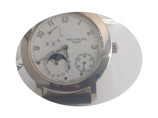 Patek Philippe 5055 white gold Fase Luna...