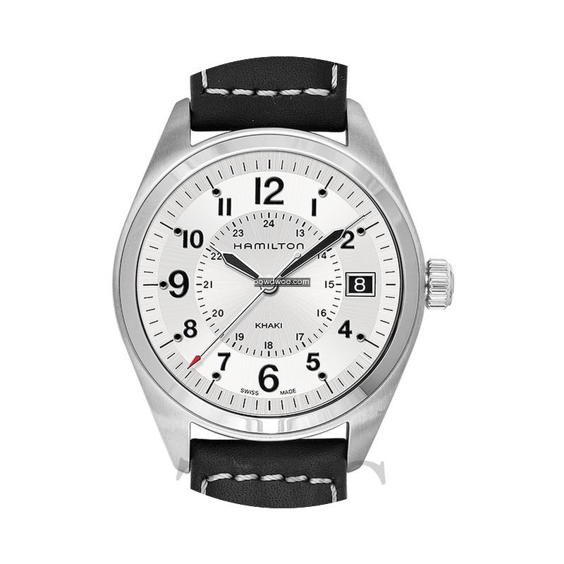Hamilton Khaki Field Quartz Silver Steel...