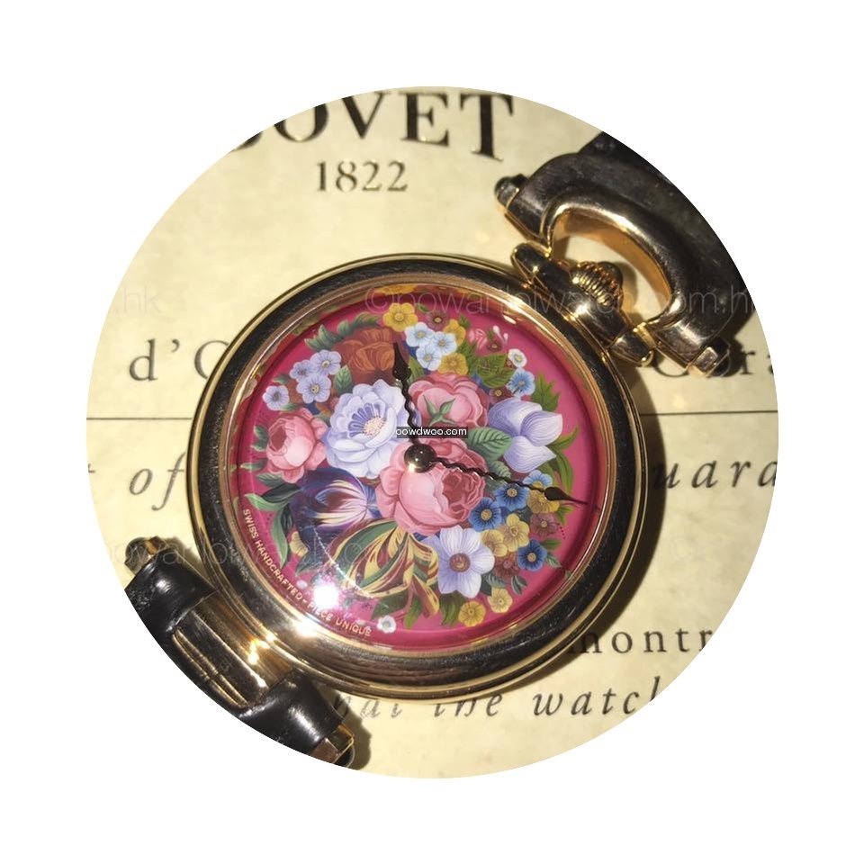 Bovet Flower bouquet - enamel dial...