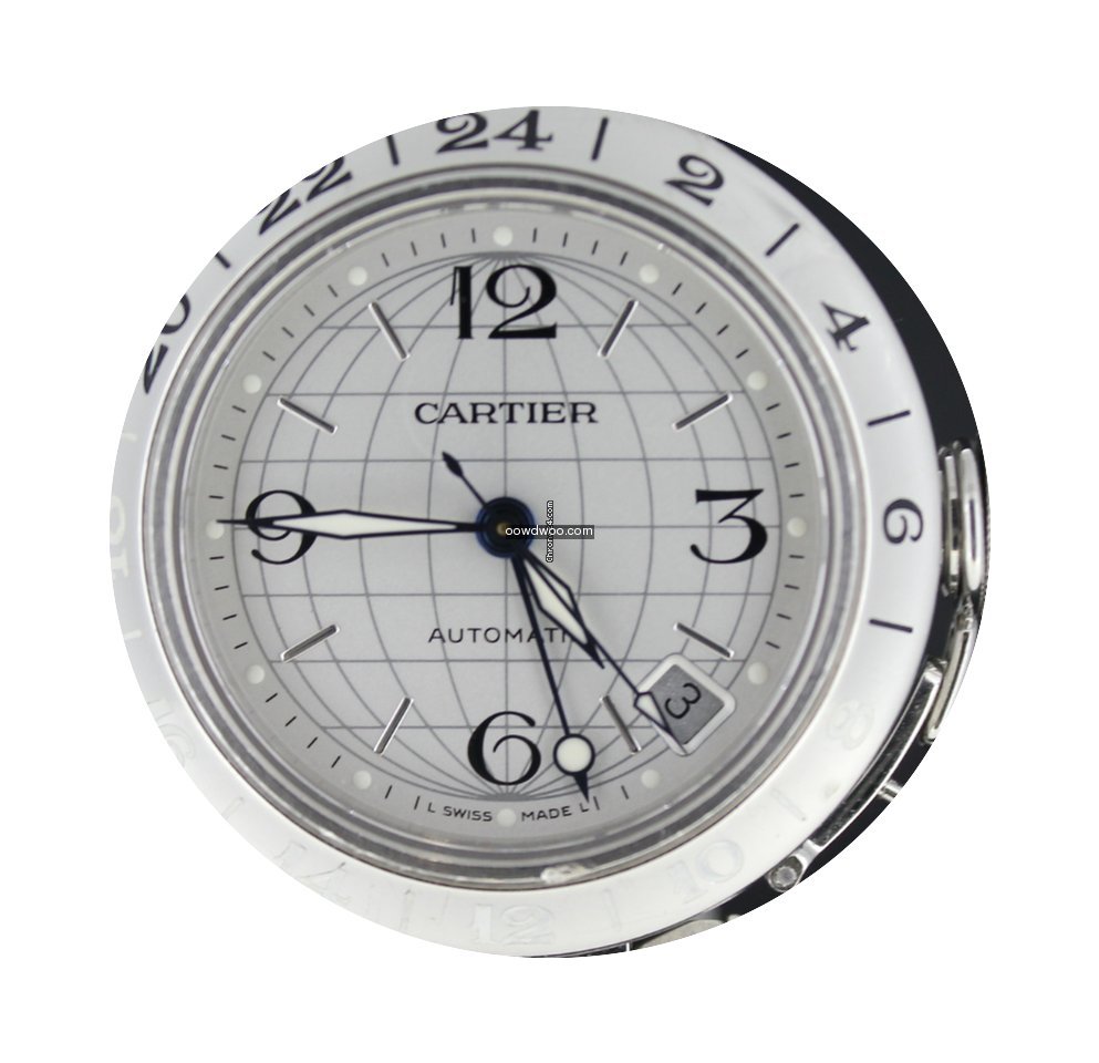 Cartier Pasha C Steel, GMT Automatic 35M...