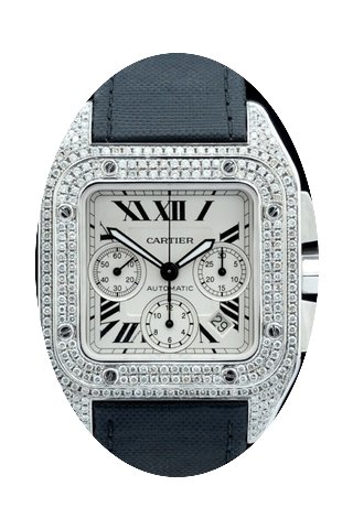 Cartier Santos 100XL Chronograph -Vollbe...