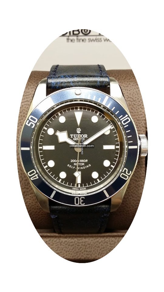 Tudor Heritage Black Bay Leather Strap V...