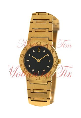 Bulgari Ladies, Black Diamond Dial - Yel...