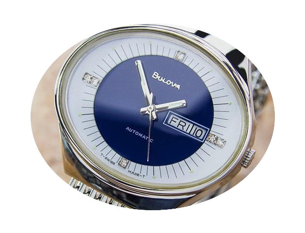 Bulova Double Date Stainless Steel Autom...