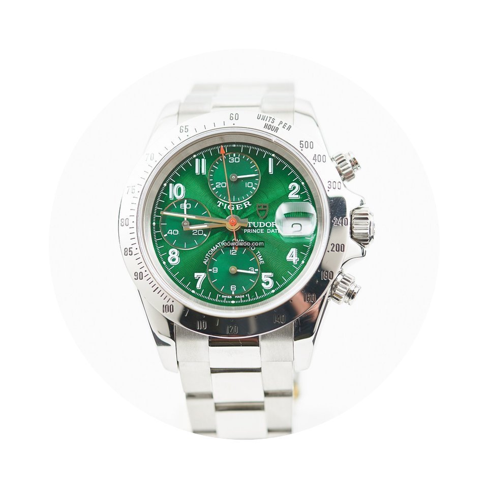 Tudor Tiger Chrono-Time with Emerald Gre...