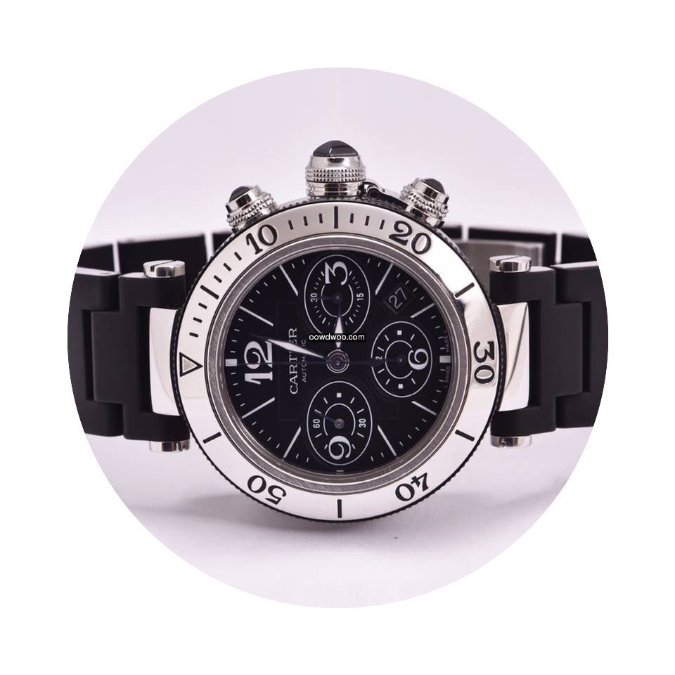 Cartier Pasha Seatimer Chronograph W3108...