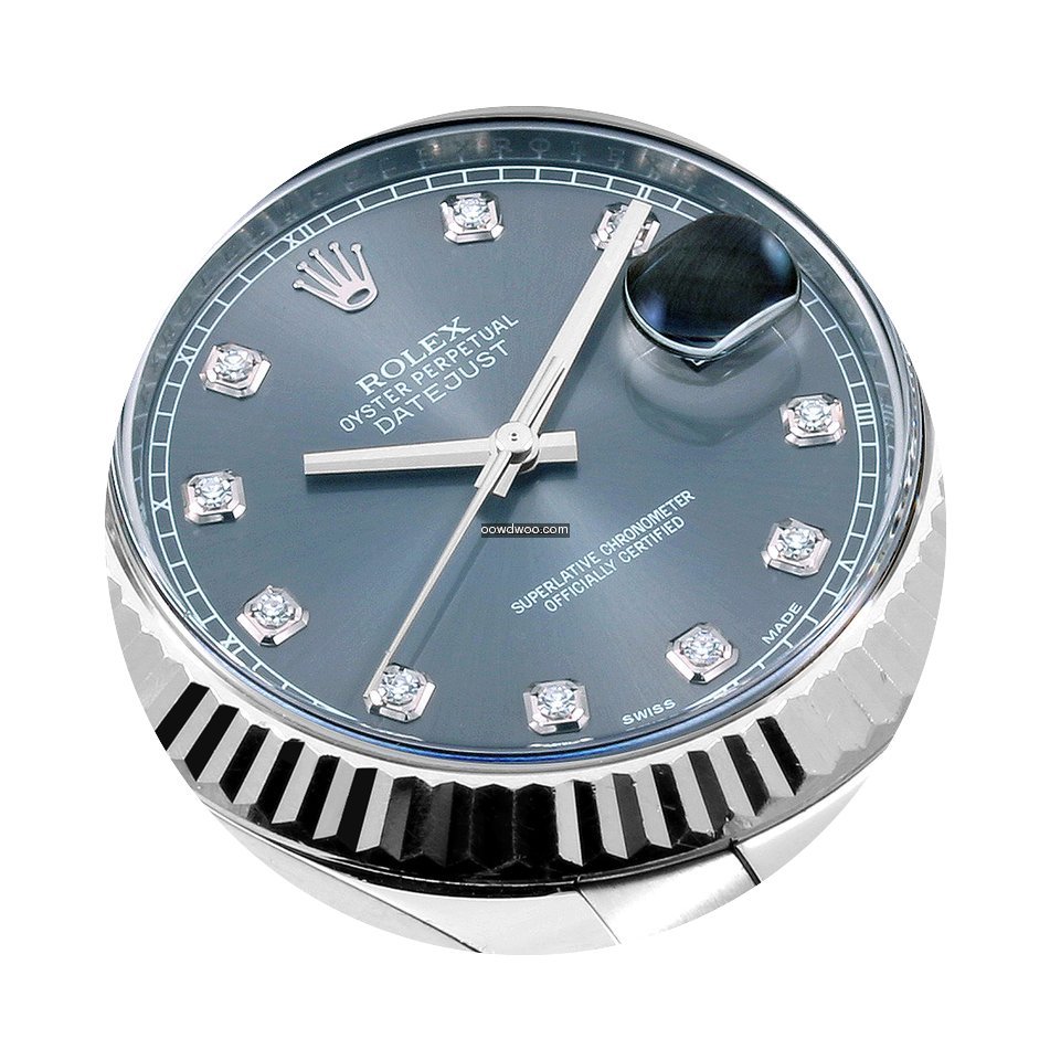 Rolex 41mm Datejust ll Factory rhodium D...