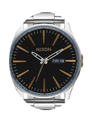 Nixon A356-2222 Sentry SS Black Brass 42...