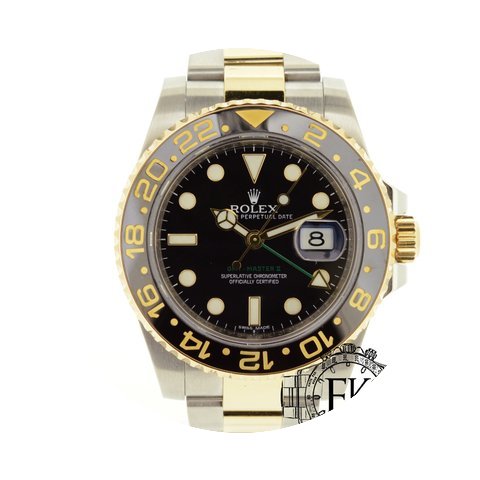 Rolex GMT Master ii Steel and Gold with ...