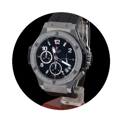 Hublot big bang steel and diamnonds...