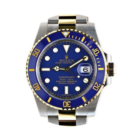 Rolex Submariner Steel and Gold blue...