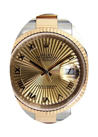 Rolex Datejust 36 116233-GLSRFO Champagn...