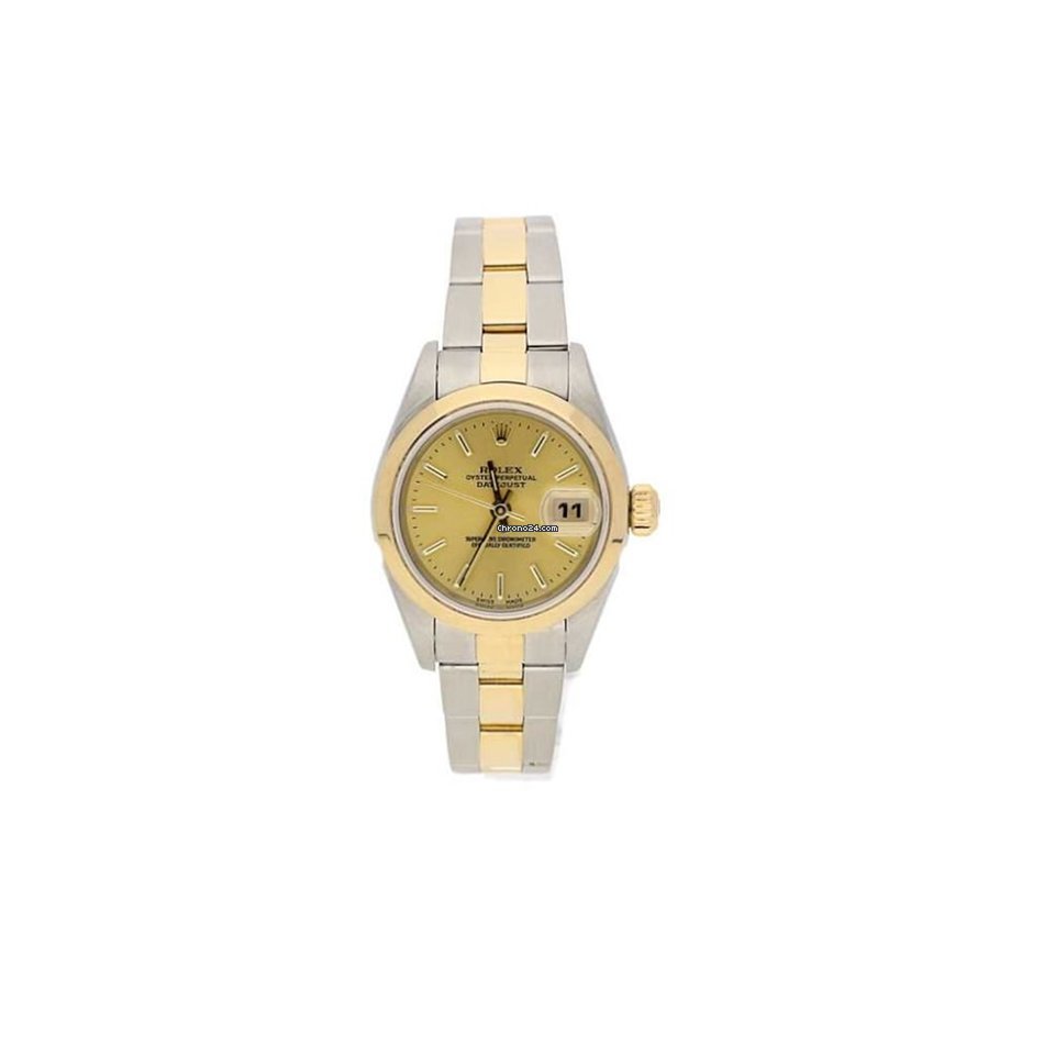 Rolex Datejust 79163 - Gold Dial Ladies ...
