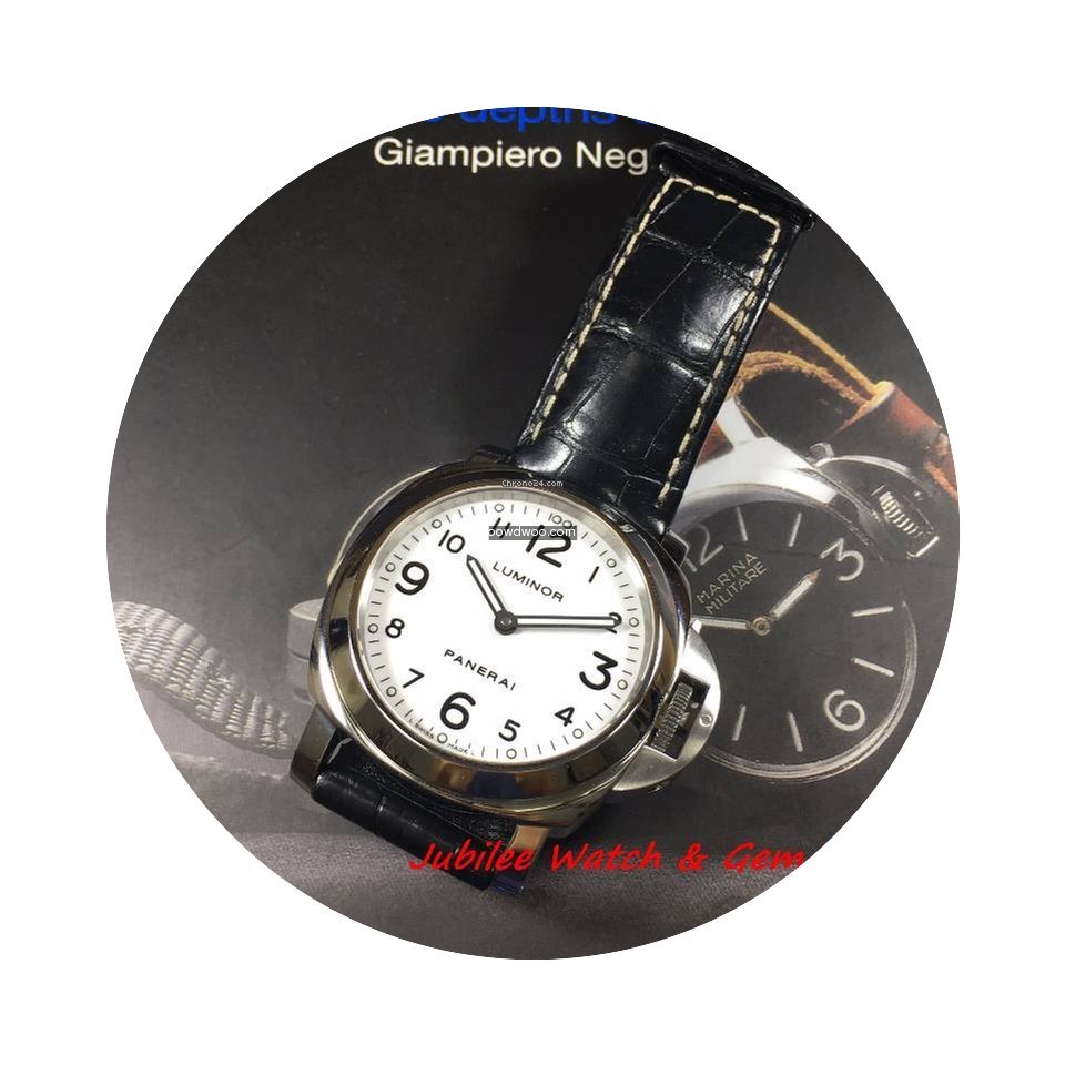 Panerai Luminor Base PAM114 44mm Steel W...