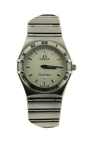Omega Constellation Quartz Brushed Steel...