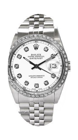 Rolex Men's Datejust Stainless Steel Cus...
