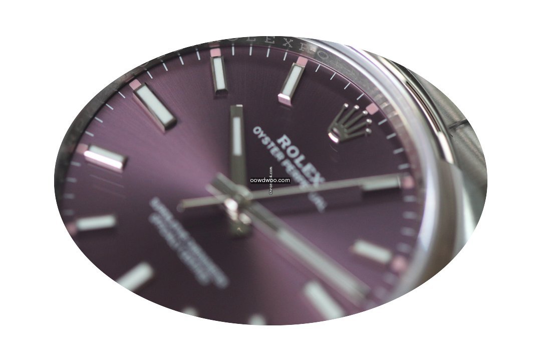 Rolex OYSTER PERPETUAL 34mm Red grape...