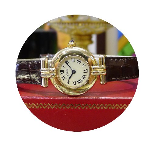 Cartier Must De Cartier Vermeil Gold Ste...