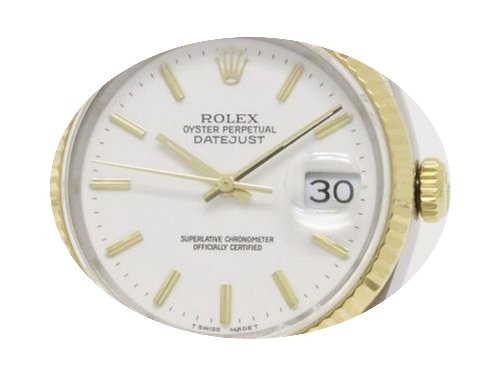 Rolex Datejust 16233 E Serial 18k Gold S...