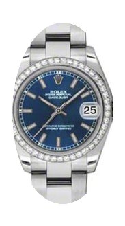 Rolex Datejust Ladies Midsize 178384-BLU...