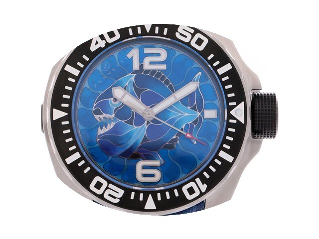 Zannetti Piranha Painting Dial Taucher S...