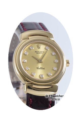 Rolex Cellini Ladies 6621 Diamond Dial 1...