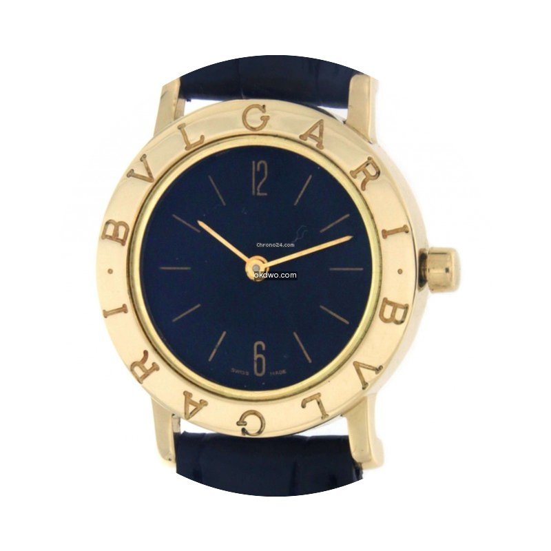 Bulgari Bb30gl Yellow Gold, Leather, 30m...