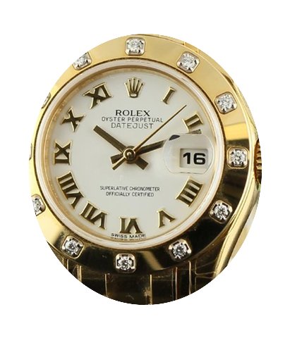 Rolex New Datejust 80318 Gold Pearlmaste...