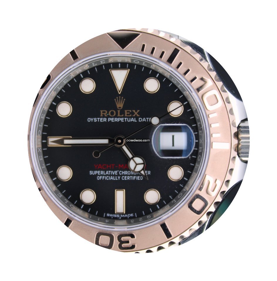 Rolex Yacht-Master Gold/Steel 40MM Black...