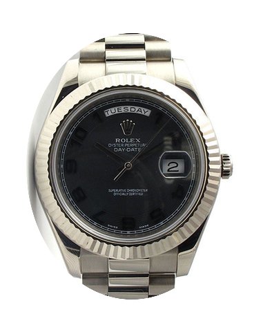 Rolex Day-Date II President 18K Solid Wh...