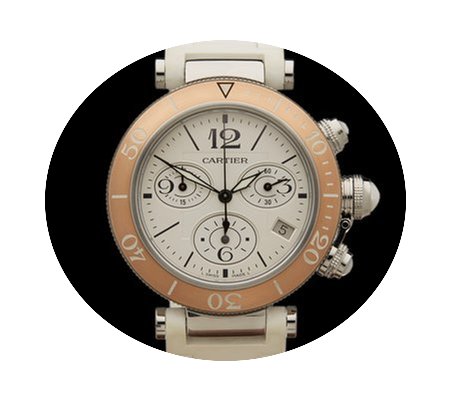 Cartier Pasha Chronograph Stainless Stee...
