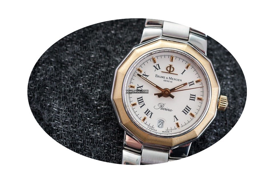 Baume & Mercier Ladies' Riviera Steel/Go...