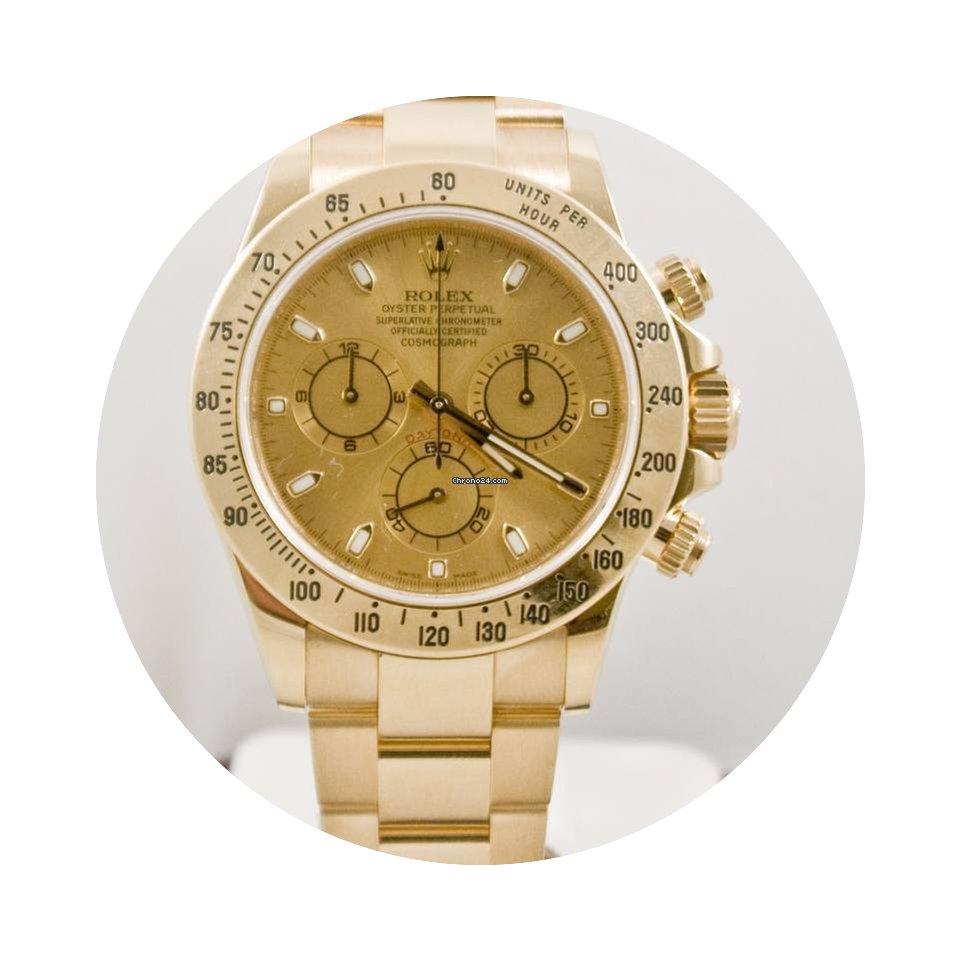 Rolex Daytona 116528 18k Yellow Gold Wat...