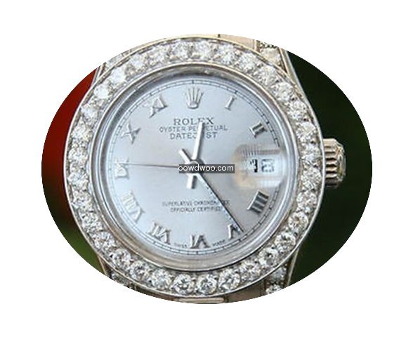 Rolex Ladies 26mm President 18k White Go...