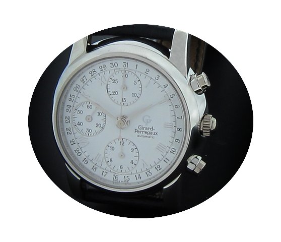 Girard Perregaux Platinum Chronograph Au...