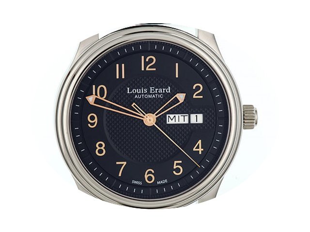 Louis Erard Heritage Stahl Automatik Day...