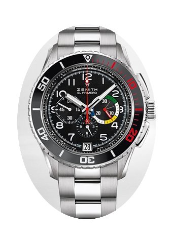 Zenith EL PRIMERO STRATOS FLYBACK RAINBO...