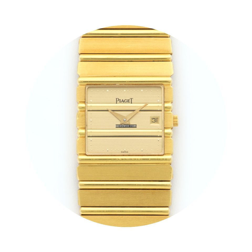 Piaget Yellow Gold Polo Bracelet Watch...