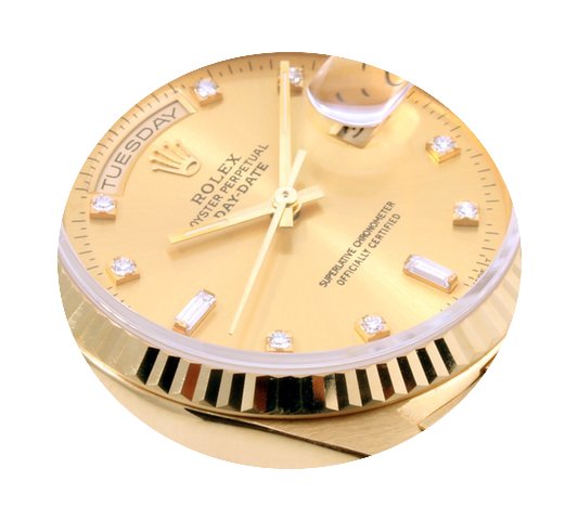 Rolex 18k Yellow Gold President Factory ...