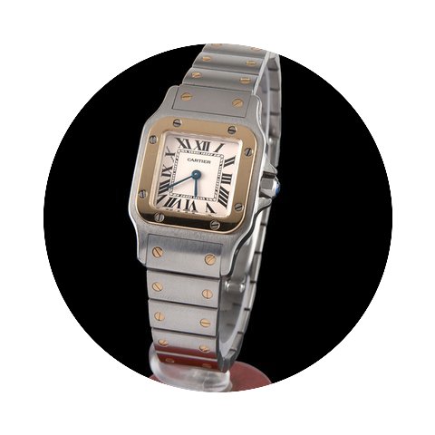 Cartier SANTOS STELL AND GOLD LADY...